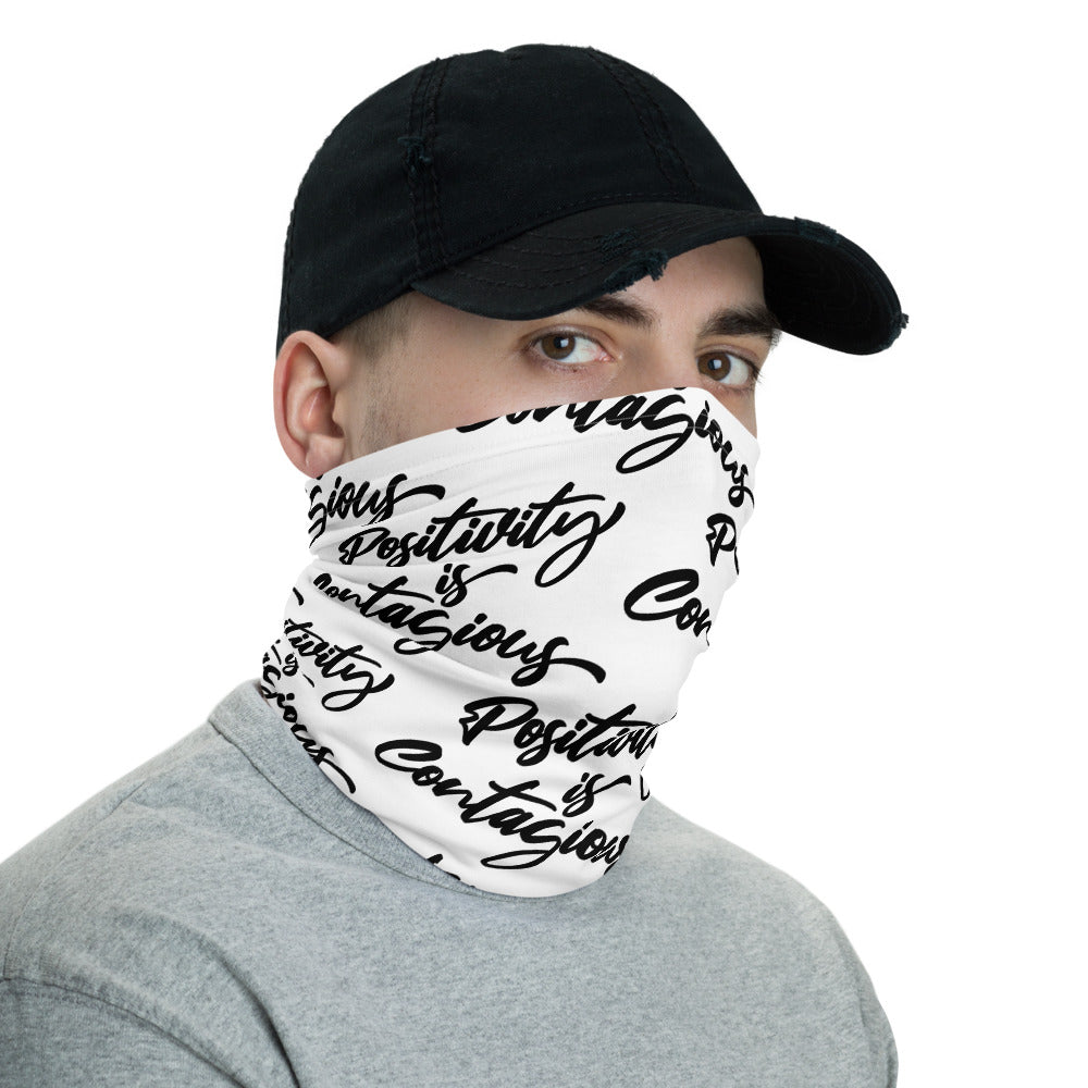Neck gaiter 'Positivity Is Contagious ' - PEACE GANG