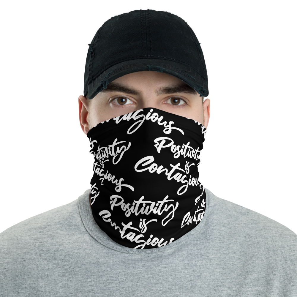 Neck gaiter 'Positivity Is Contagious' PEACE GANG