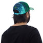 PEACE GANG "SMILE"  Embroidered Tie dye Dad Hat