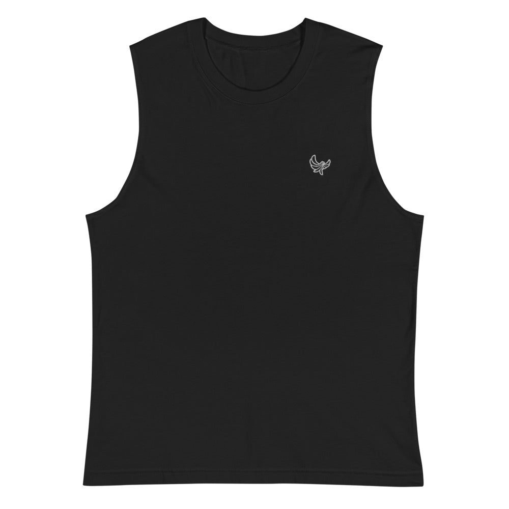 PEACE GANG Embroidered Muscle Shirt