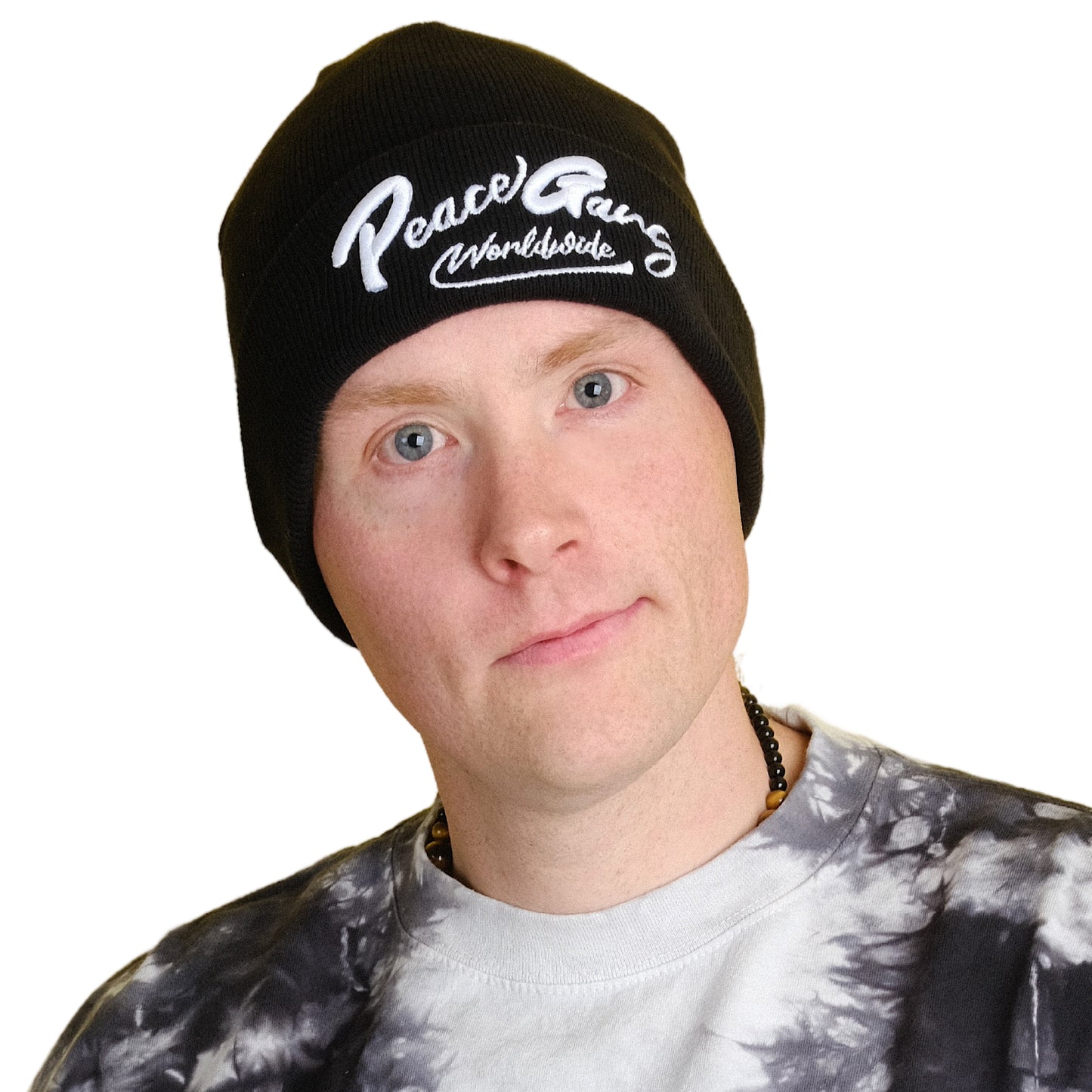 "Worldwide"  Embroidered Beanie - PEACE GANG