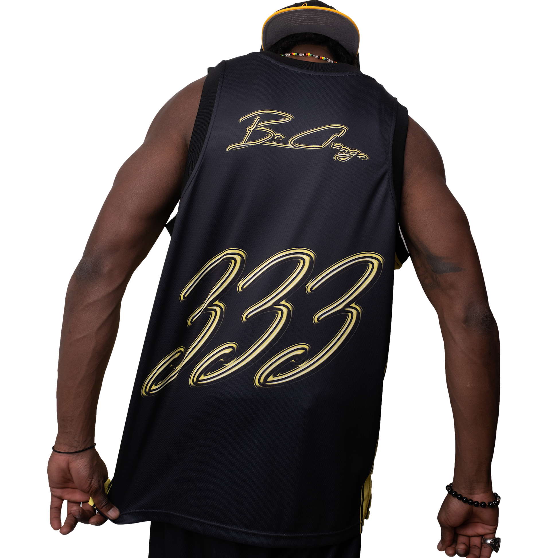 Products Basketball Jersey" BE CHANGE "-PEACE GANG