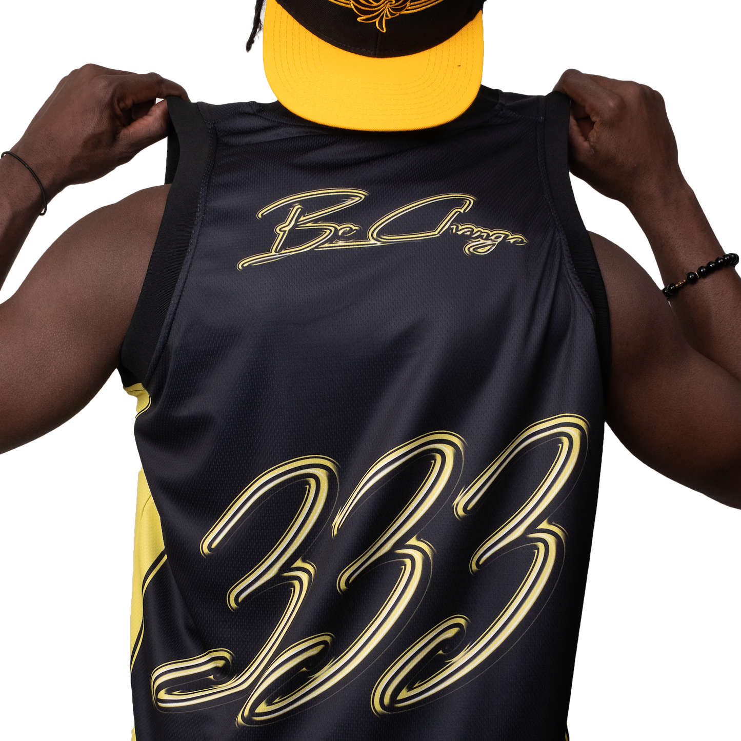 Products Basketball Jersey" BE CHANGE "-PEACE GANG